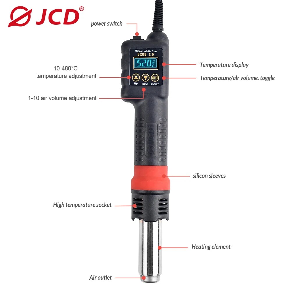Jcd micro heißluft pistole 750 – Heat Gun Small Bewertung und Preis