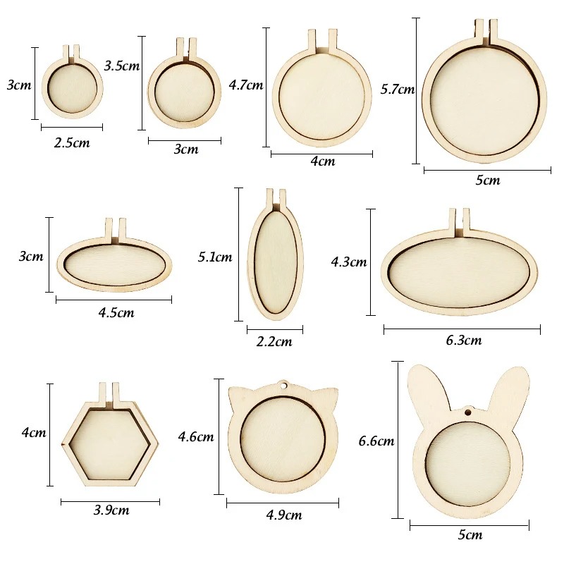 1/3/5 stücke Holz Stickerei Ho – Wood Ring Blank Bewertung und Preis