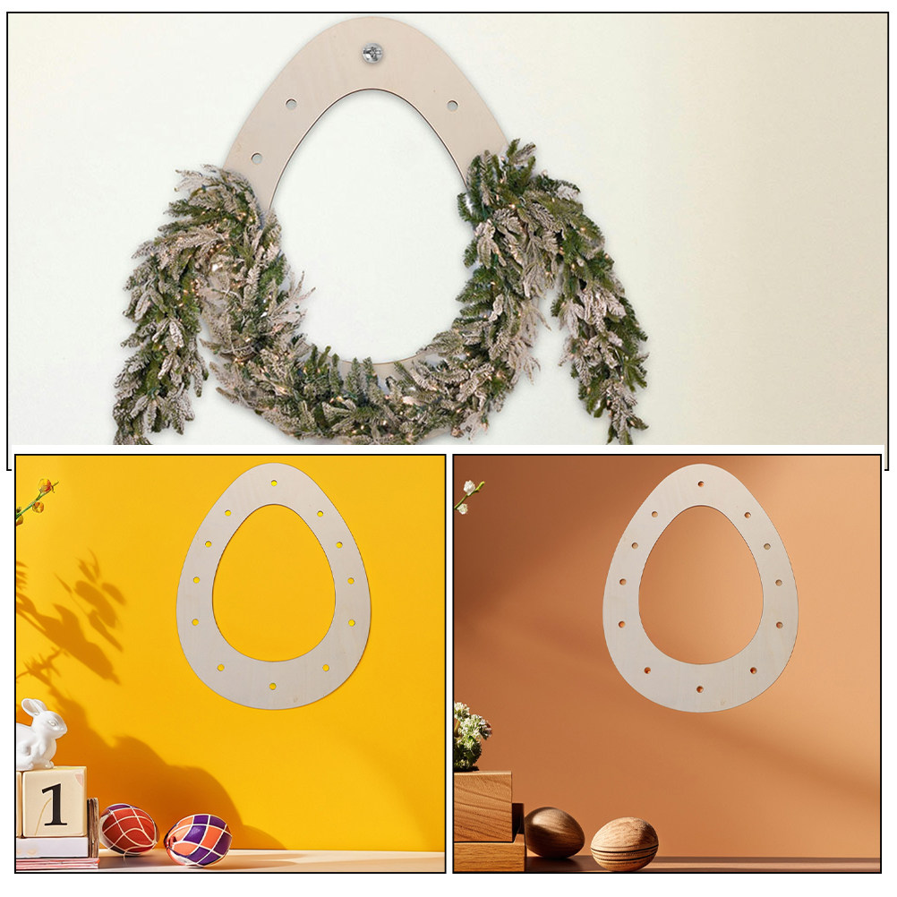 DIY Osterkranz-Rahmen, eiförmi – Wood Ring Blank Bewertung und Preis