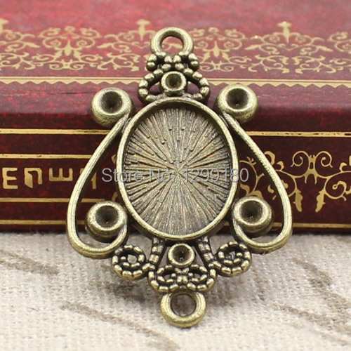 50 teile/los Legierung Bronze  – Bezels Set Pendant Bewertung und Preis