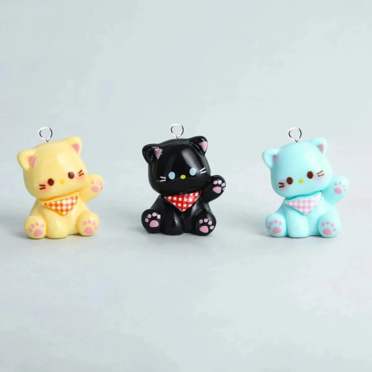 10 Stück 3D Cartoon-Katzen-Min – Resin Crafts Diy Bewertung und Preis