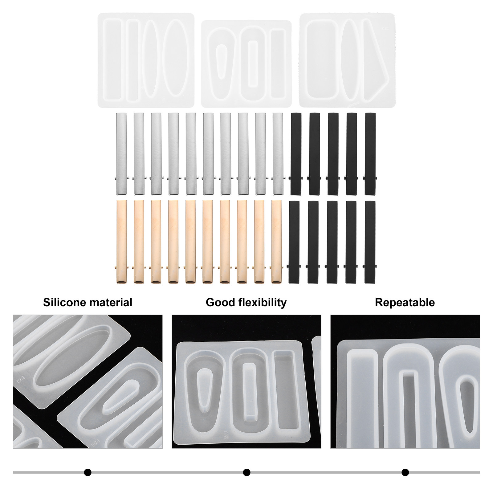 1 Set flexible Silikonformen f – Resin Crafts Diy Bewertung und Preis